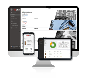 Passive fire Protection FireDNA App infographic